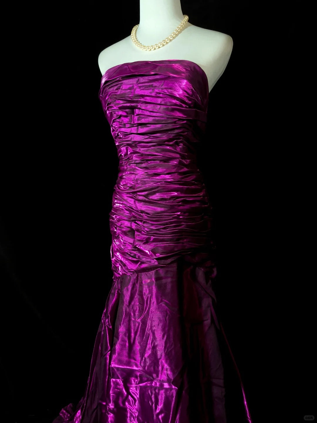 Purple Elegant Long Satin Prom Dress Evening Dress nv4783