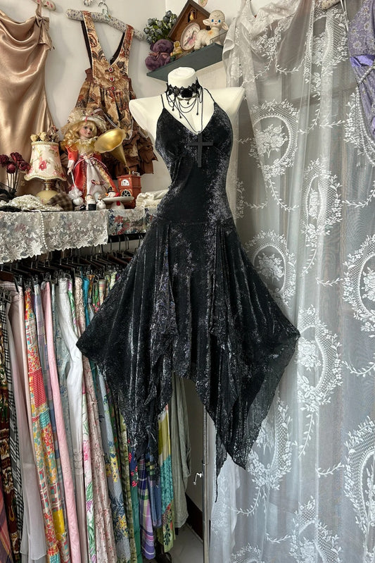 Black vintage elegant short chiffon shiny homecoming dress cocktail party dress nv4625