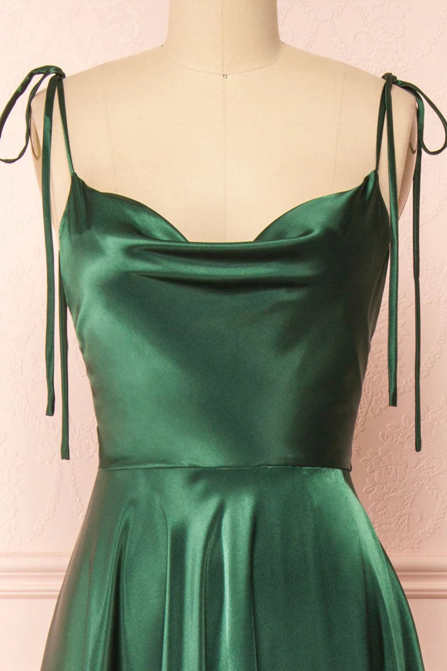 Simple Satin Long Prom Dresses, A-Line Formal Evening Dresses nv1451
