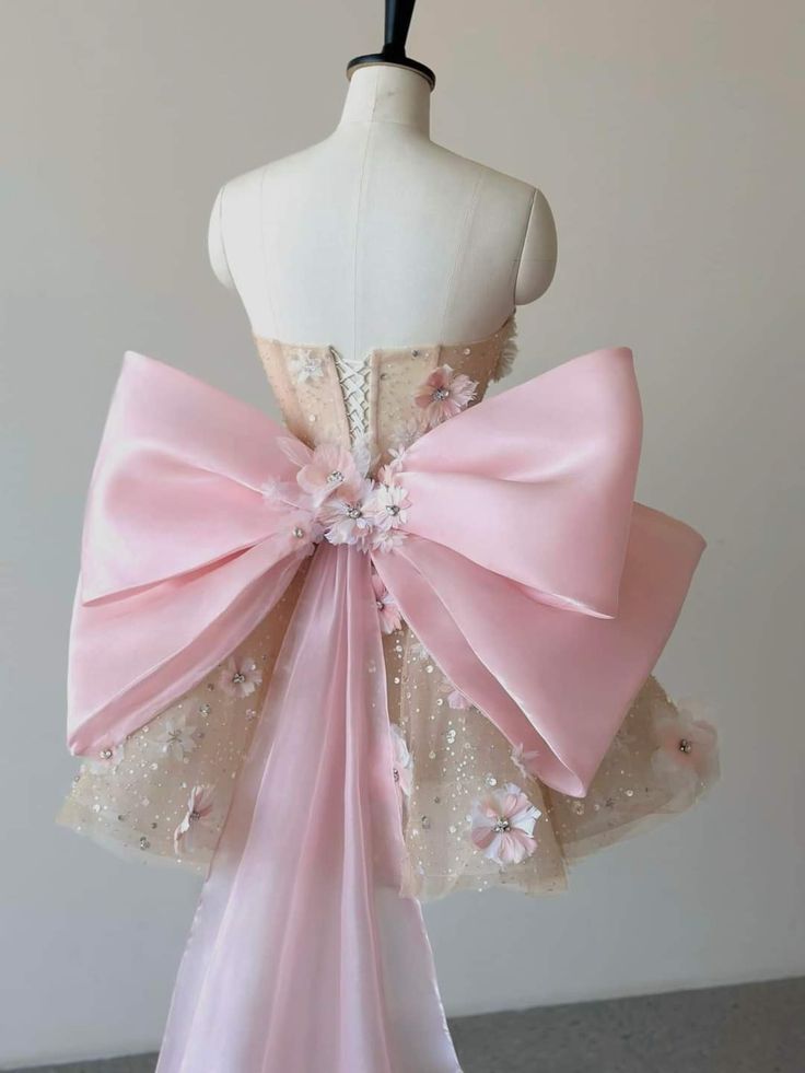 Pink Sweet Delicate Beaded Sparkling Sequins Short Mini Tulle Homecoming Gown Prom Gown Evening Gown Birthday Gown nv2797