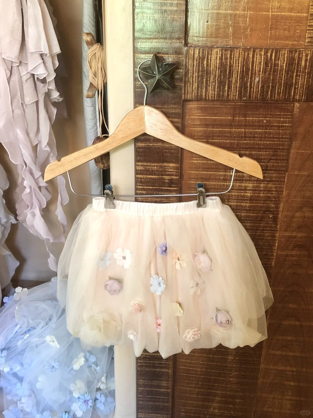 Pink Floral Sweet Short Chiffon Homecoming Dress Birthday Party Dress nv4941