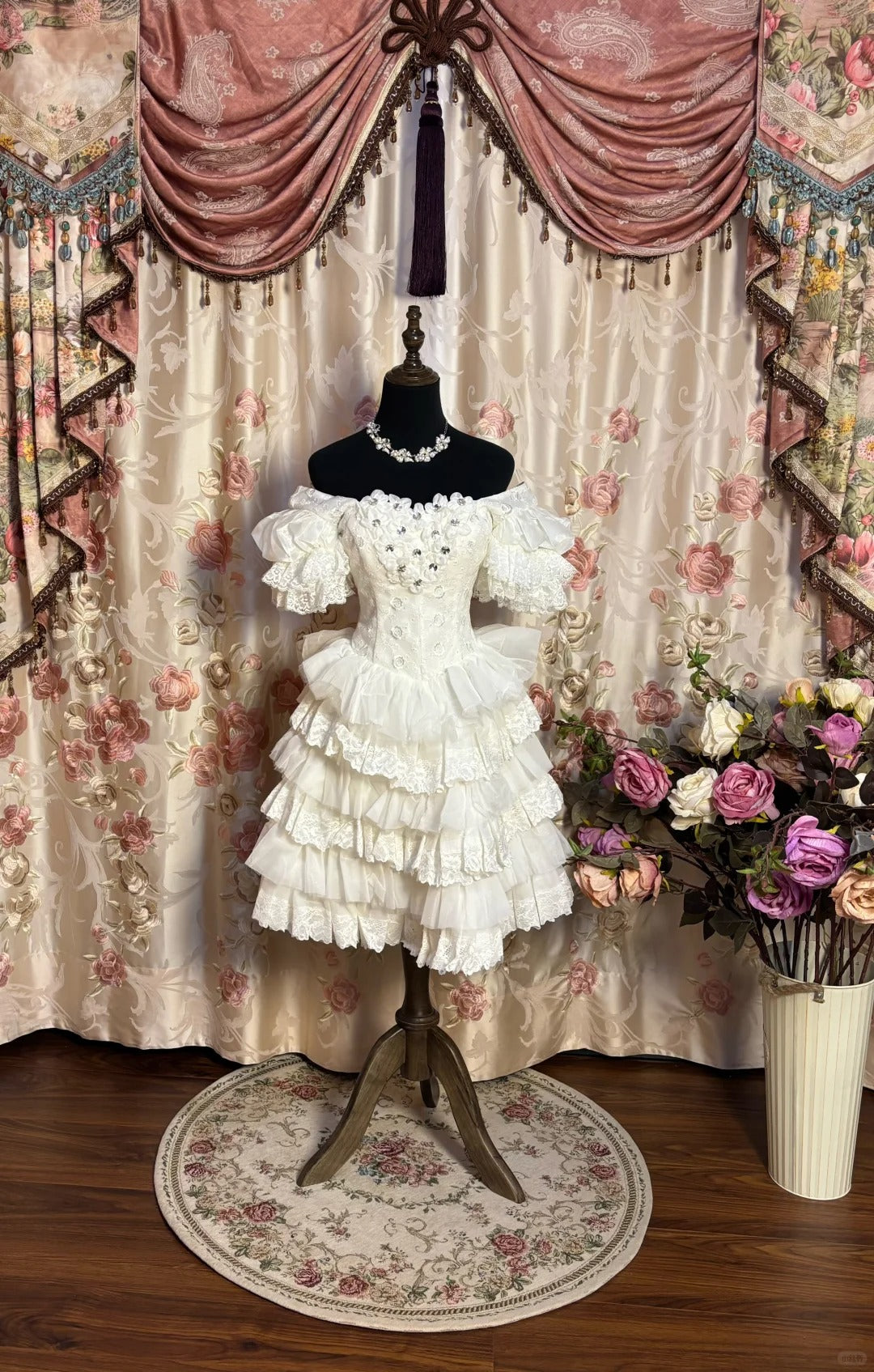 Ivory White Shiny Fairy Elegant Exquisite Beading Short Tulle Homecoming Dress Prom Dress Evening Dress Party Dress Ball Gown nv4015