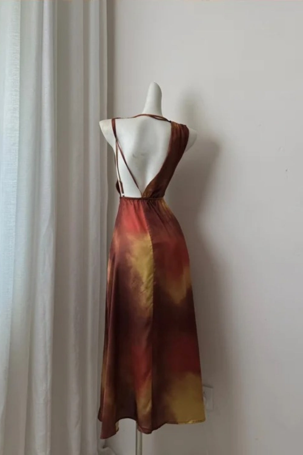 NiceVestidos-Long chiffon travel holiday dress Nv5615
