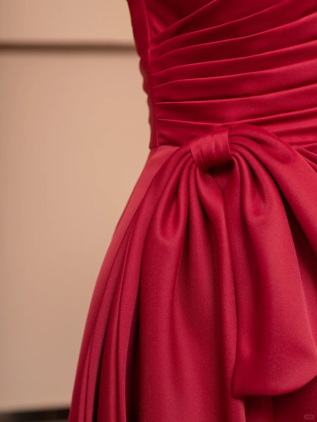 Red Elegant Fashion Long Satin Prom Dress Evening Dress Party Dress nv4738