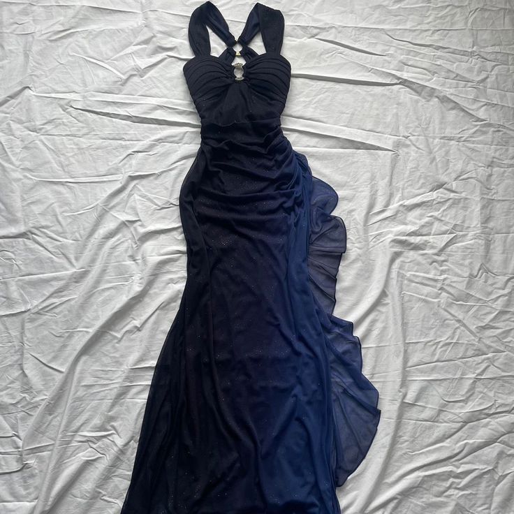 Navy Long Prom Dresses, New Arrive Formal Dresses nv1374