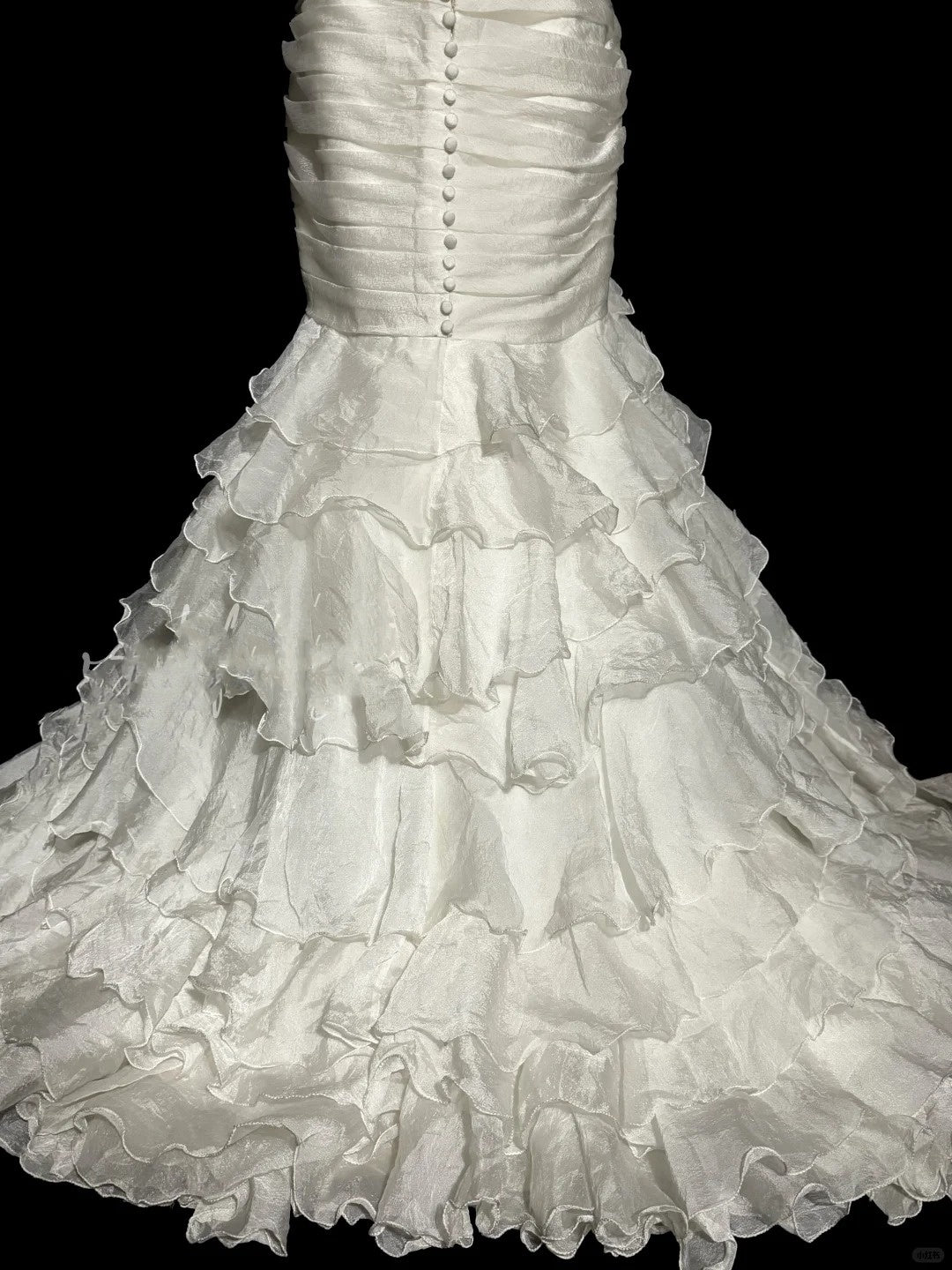 Ivory White Elegant Exquisite Long Tulle Mermaid Slim Floor Length Train Ball Gown Evening Gown Party Dress Wedding Dress nv4135