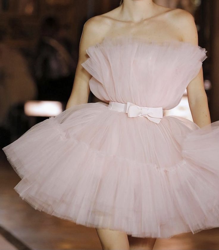 Pink Sweet Fashion Short Tulle Homecoming Dress Birthday Party Dress nv4888