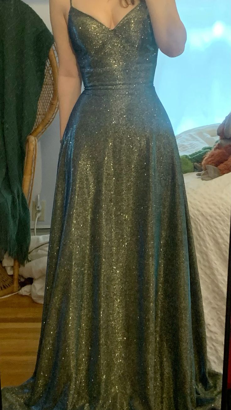 NiceVestidos – Ballkleid, glitzernd, glitzernd, Mermaidcore, Meerjungfrau NV5864