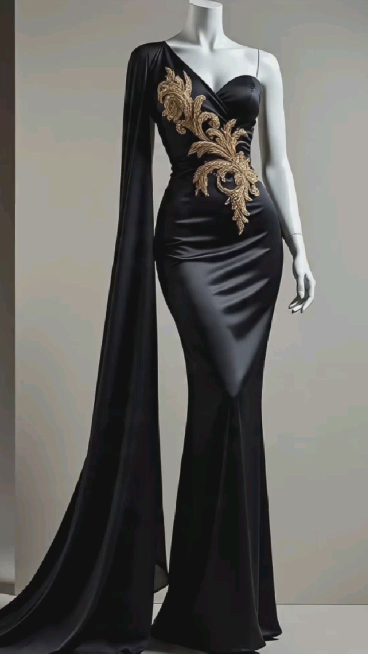NiceVestidos-Black, Glamorous, Long, Formal Gown. NV6147