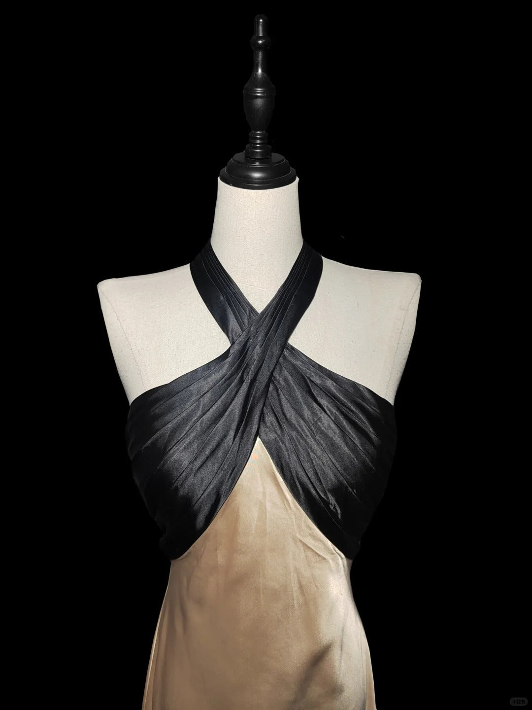 Champagne Black Fashion Elegant Strap Long Mermaid Slim Fishtail Skirt Satin Floor Length Train Ball Gown Evening Dress Prom Dress nv3866