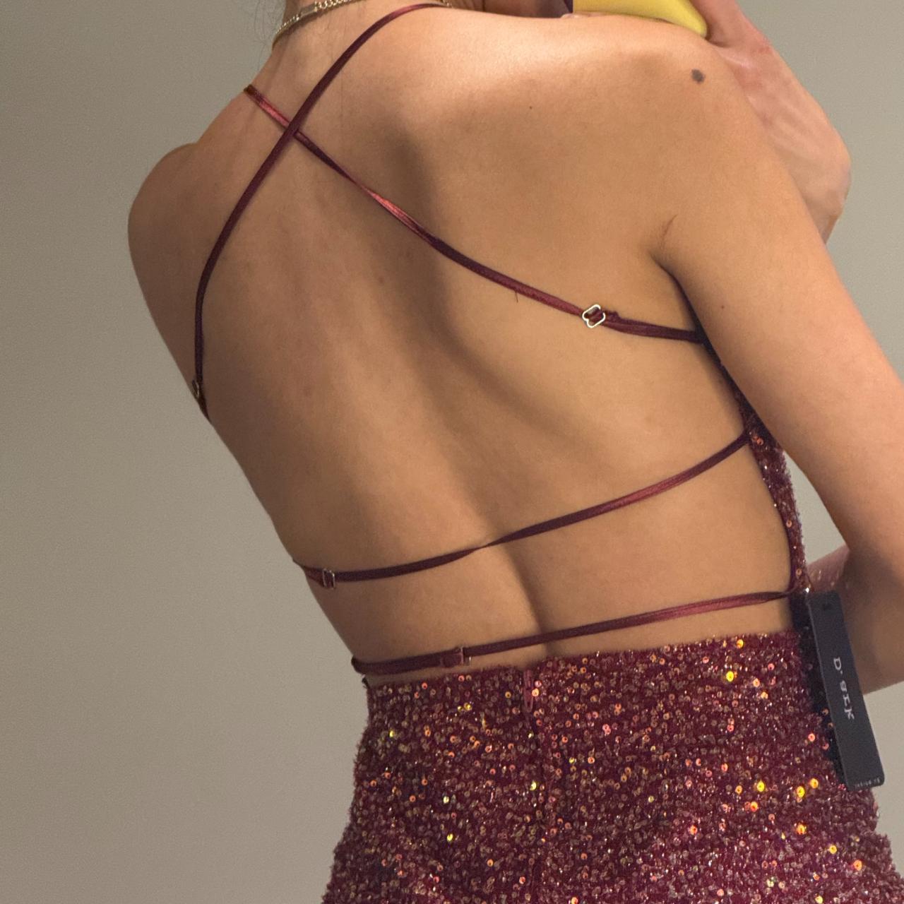 Burgundy shiny sequins fashion homecoming dress short birthday cocktail party dress nv4618
