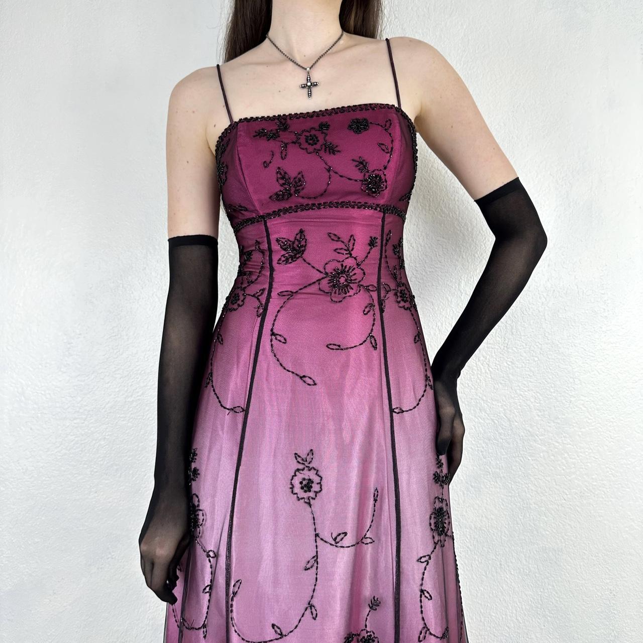 Pink Retro Fairy Exquisite Floral Short Chiffon Homecoming Dress nv5421