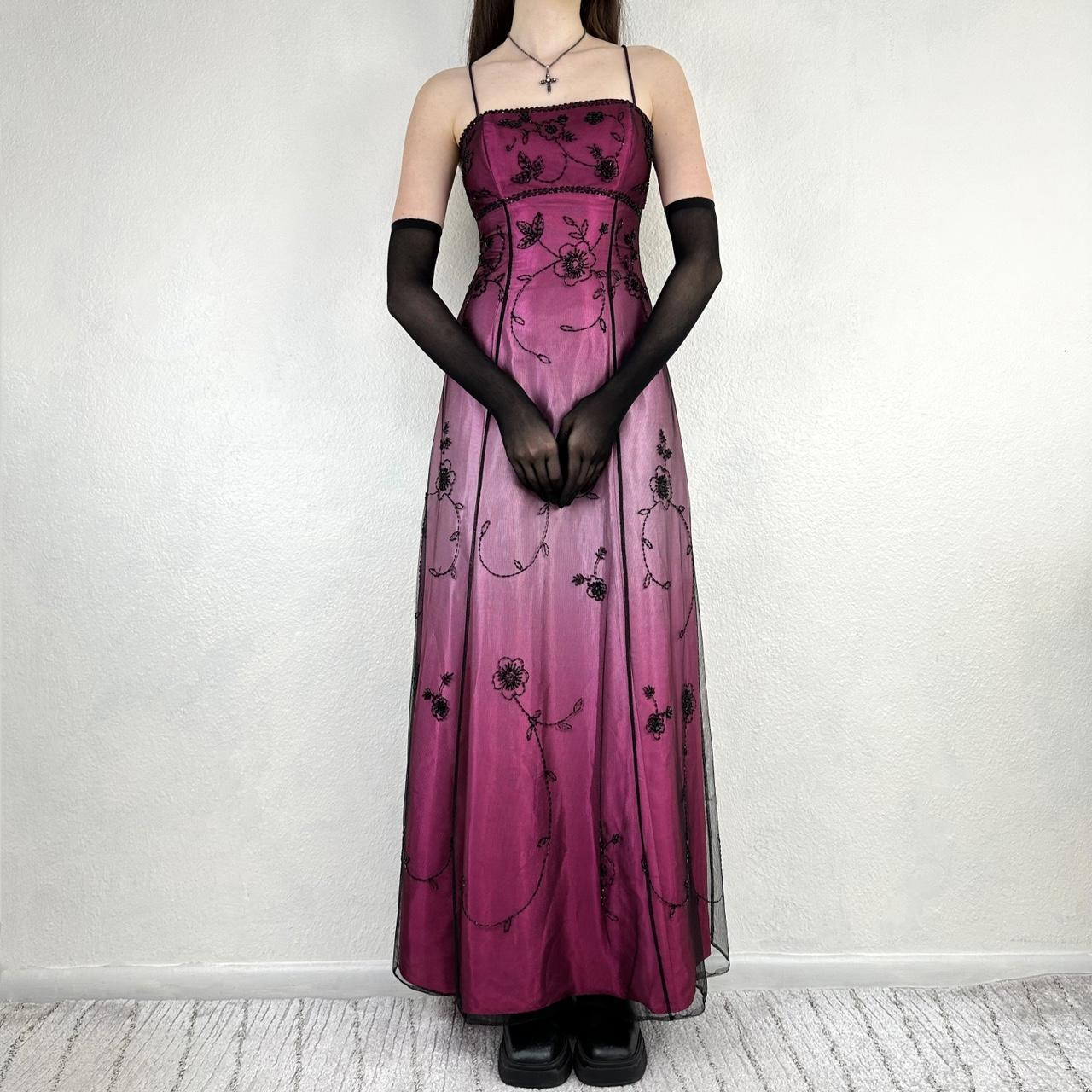 Pink Retro Fairy Exquisite Floral Short Chiffon Homecoming Dress nv5421