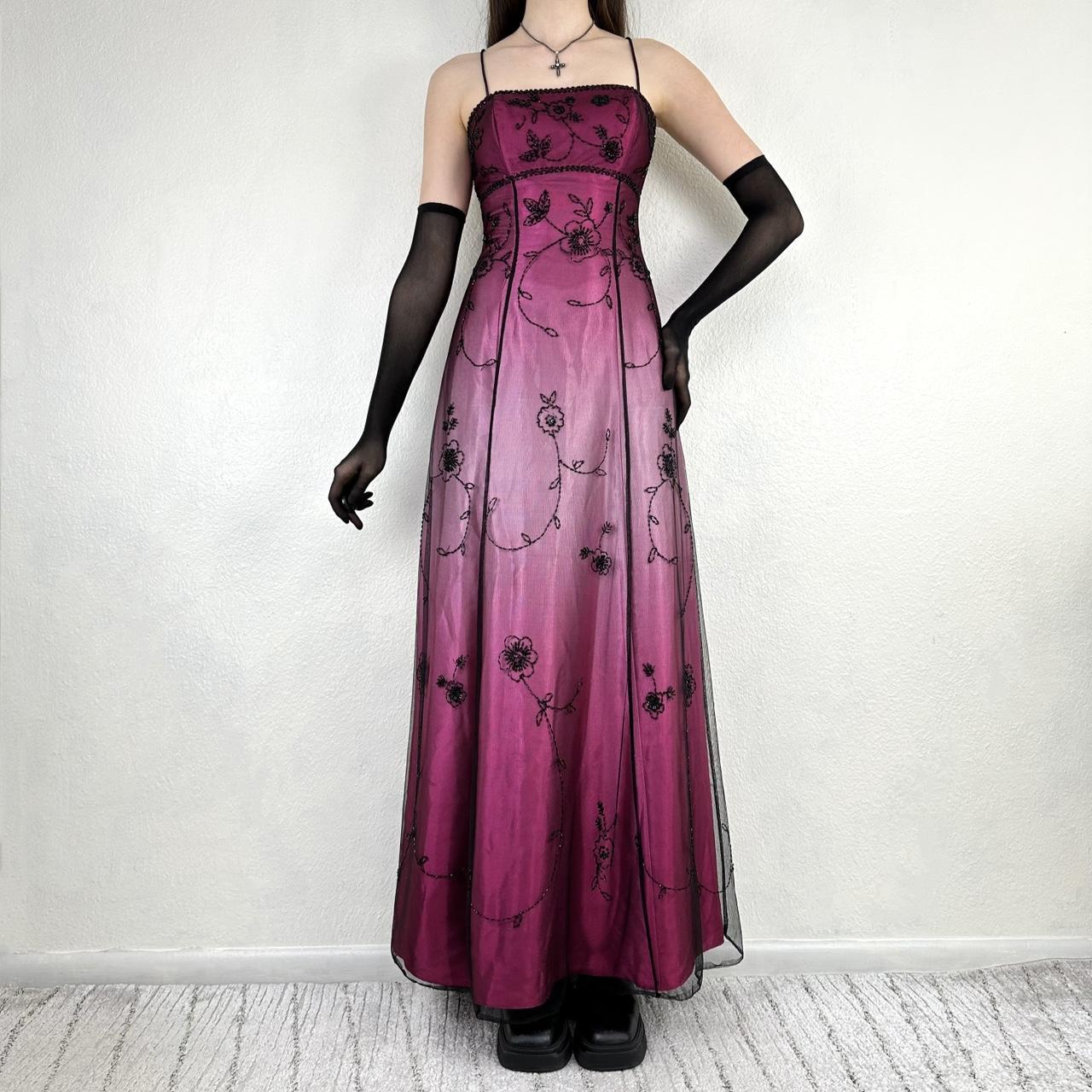 Pink Retro Fairy Exquisite Floral Short Chiffon Homecoming Dress nv5421