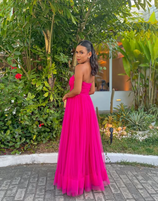 Sleeveless A Line Long Prom Dresses nv1301