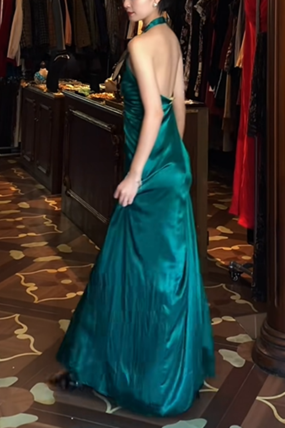 Neues Retro-Abendkleid, langes Kleid NV6442