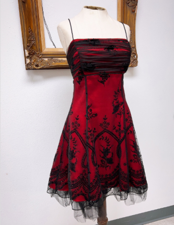 NiceVestidos--Burgundy exquisite beaded short homecoming dress prom dress NV5695