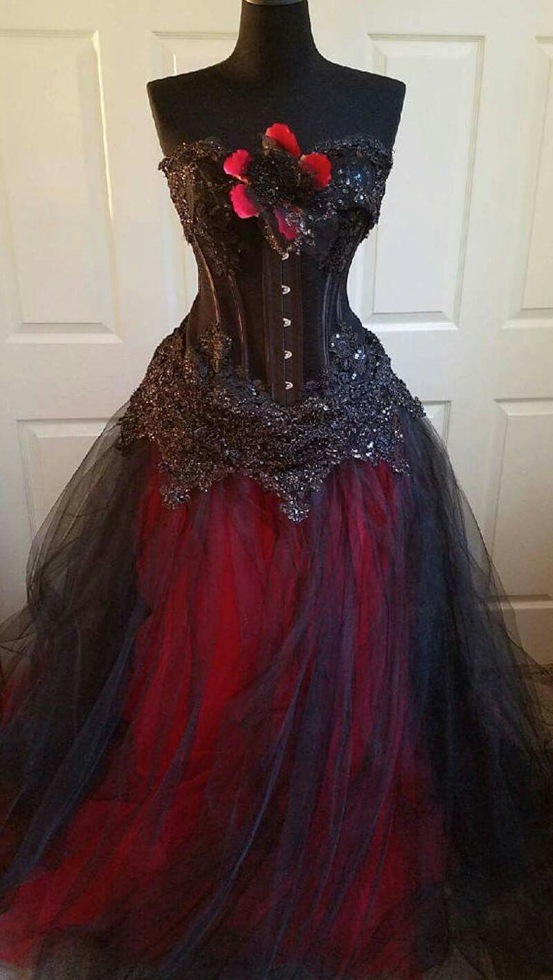 Burgundy Gradient Beaded Spaghetti-Strap Floor-Length Black Tulle Sleeve Retro Gown NV6231