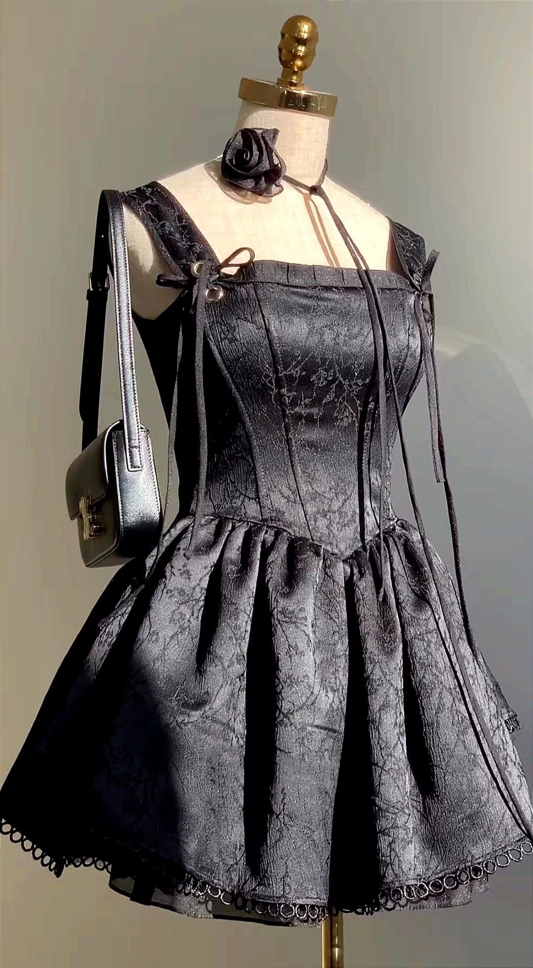 Red stylish short back to school dress party dress nv4901