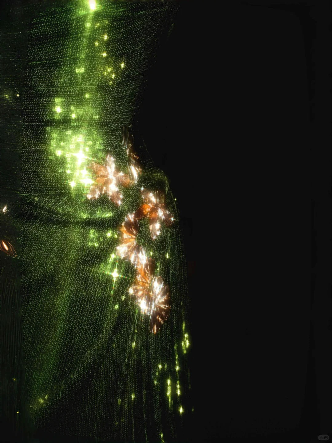 The Wizard of Oz ๐ Charming stunning dress with green shimmering and gorgeous sequins, long and ground ball dress nv5203