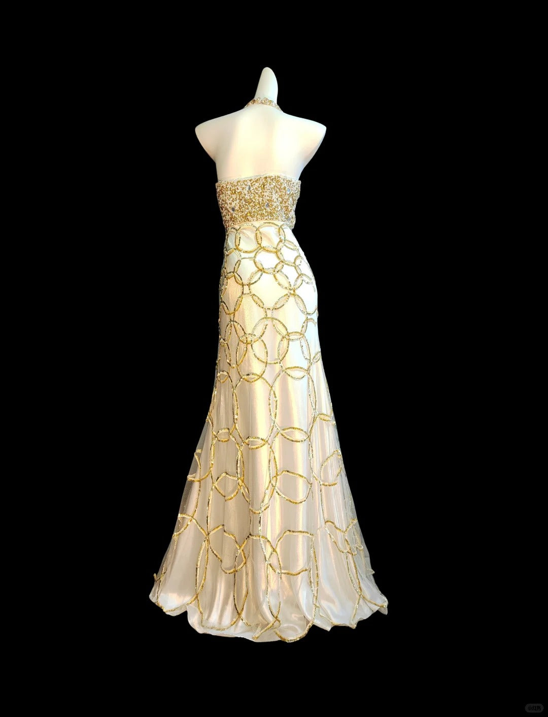 Elegant yellow, beaded satin long mermaid prom dress, evening gown nv5227