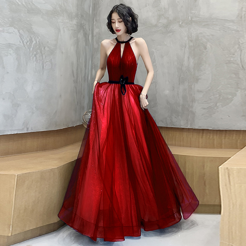 ELEGANTES LANGES TÜLL-BALLKLEID ABENDKLEID nv610