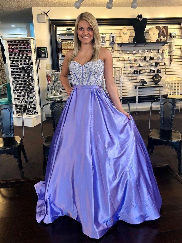 Trägerloses Ballkleid A-Linie, Ballkleid, Abendkleid, Geburtstagspartykleid nv441