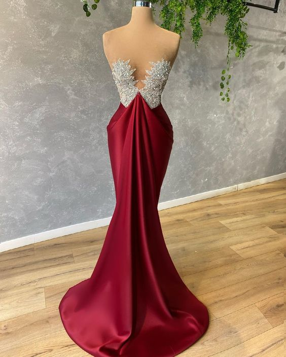 robe de bal pour femme, robe de fiançailles, robe de réception de mariage, nv517