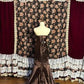 NiceVestidos--Exquisite beads Sleeveless Dark Brown Velvet Sequin Decorated Mermaid style Floor length Evening Dress NV5785
