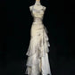 Champagne Retro Fashion Elegant Long Exquisite Lace Tulle Ball Gown New Evening Gown Graduation Gown Prom Gown nv3848