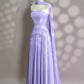 Purple Fashion Elegant Exquisite Beaded Spaghetti Strap A-Line Long Tulle Formal Prom Dress Evening Gown Party Dress nv3686