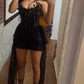 NiceVestidos-Black Gorgeous Exquisite Beaded Short Homecoming Dress Hoco Dress nv5493