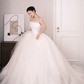 Strapless Tulle Ball Gown Wedding Dress Princess Bridal Gown  NV7222