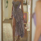 Purple Vintage Elegant Short Chiffon Homecoming Dress Party Dress nv4850