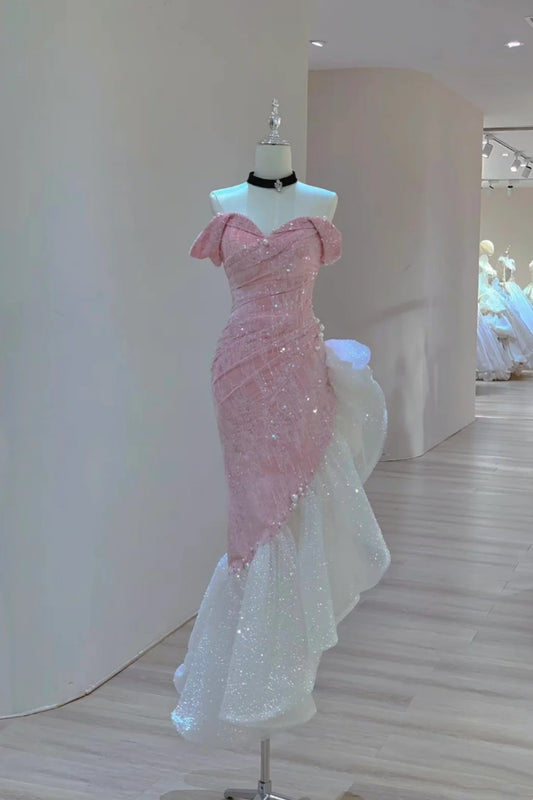 Maßanfertigung und Farbe möglich. Neues, modisches High-End-Langkleid NV6487