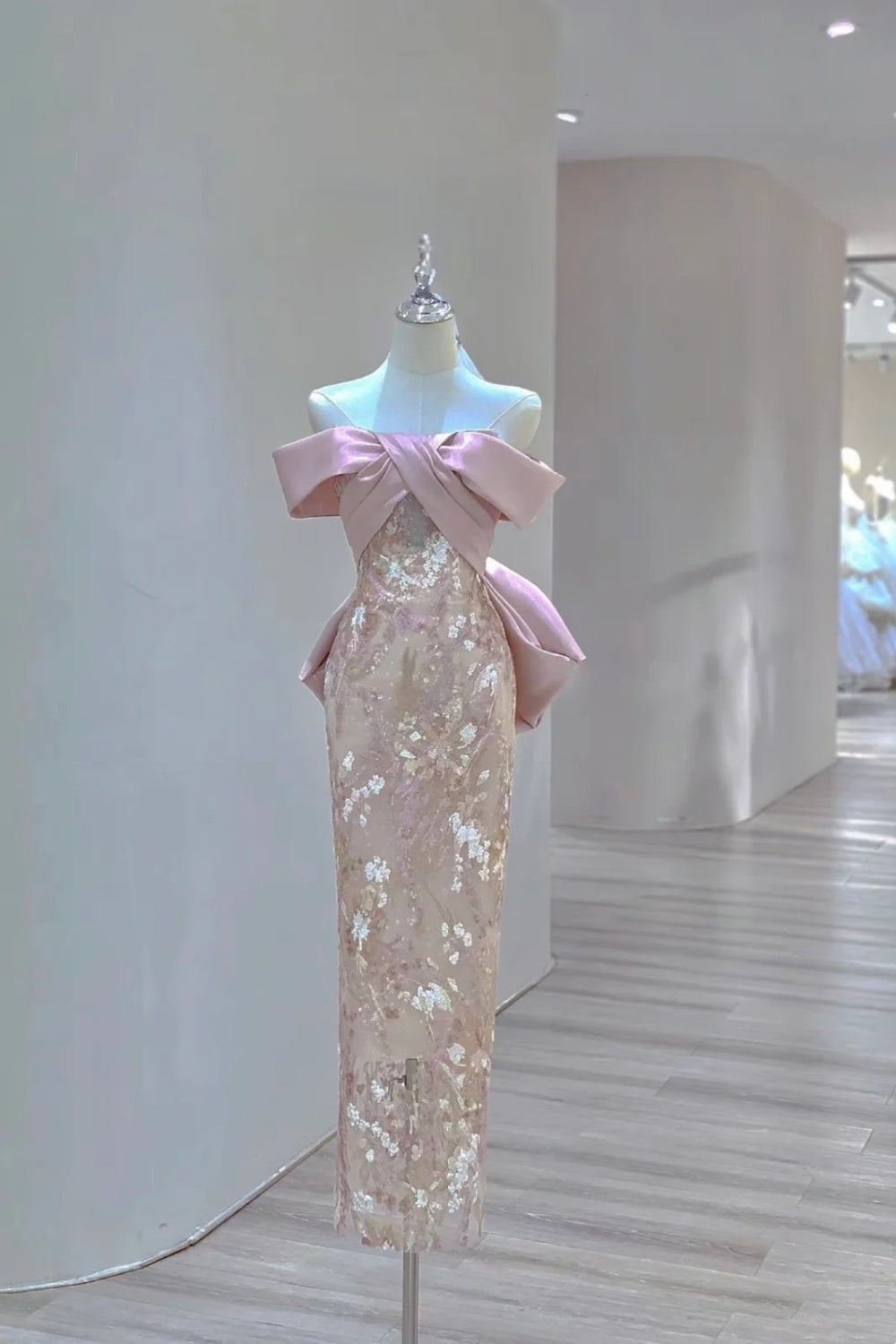 Maßanfertigung und Farbe möglich. Neues, modisches High-End-Langkleid NV6488