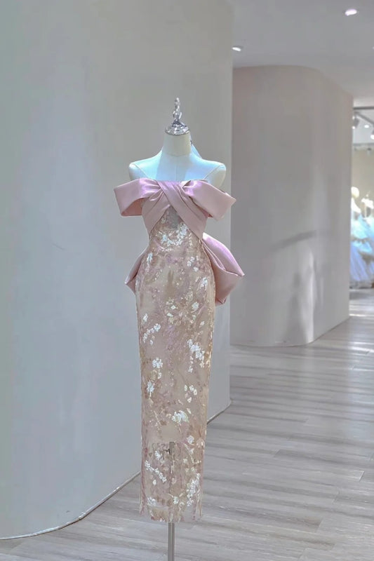 Maßanfertigung und Farbe möglich. Neues, modisches High-End-Langkleid NV6488