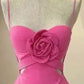 Sweet Mini Pink Rose Short Dress Prom Party nv1691