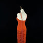 Orange Fashion Short Chiffon Homecoming Dress Birthday Dress nv4488