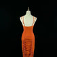Orange Fashion Short Chiffon Homecoming Dress Birthday Dress nv4488