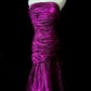 Purple Elegant Long Satin Prom Dress Evening Dress nv4783