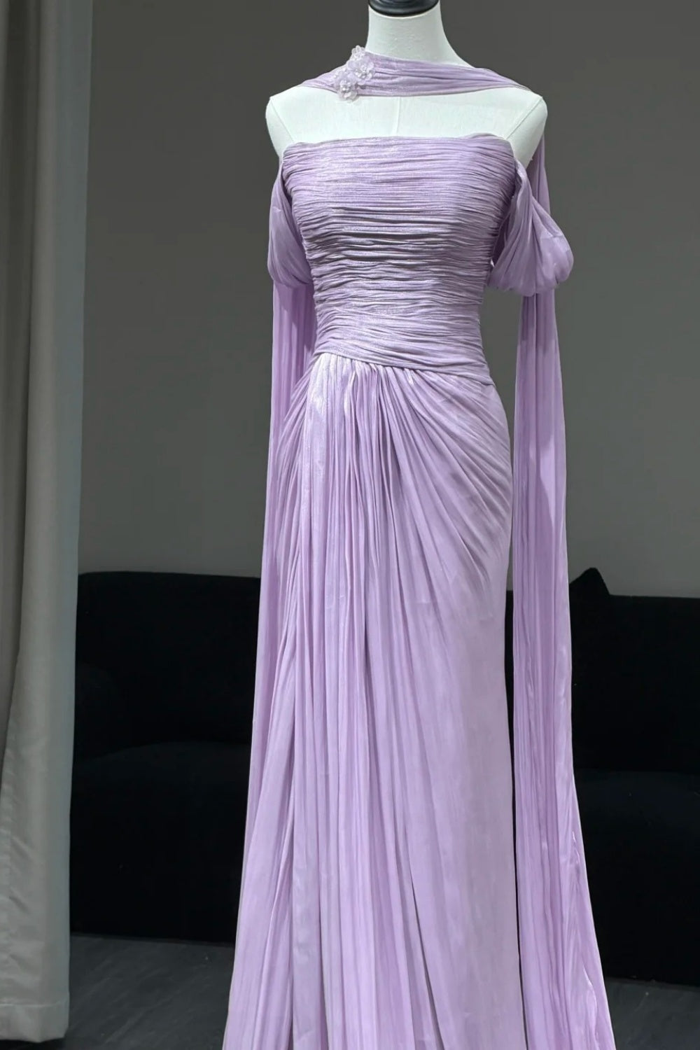 Purple Evening Dress Elegant Dress NV6721