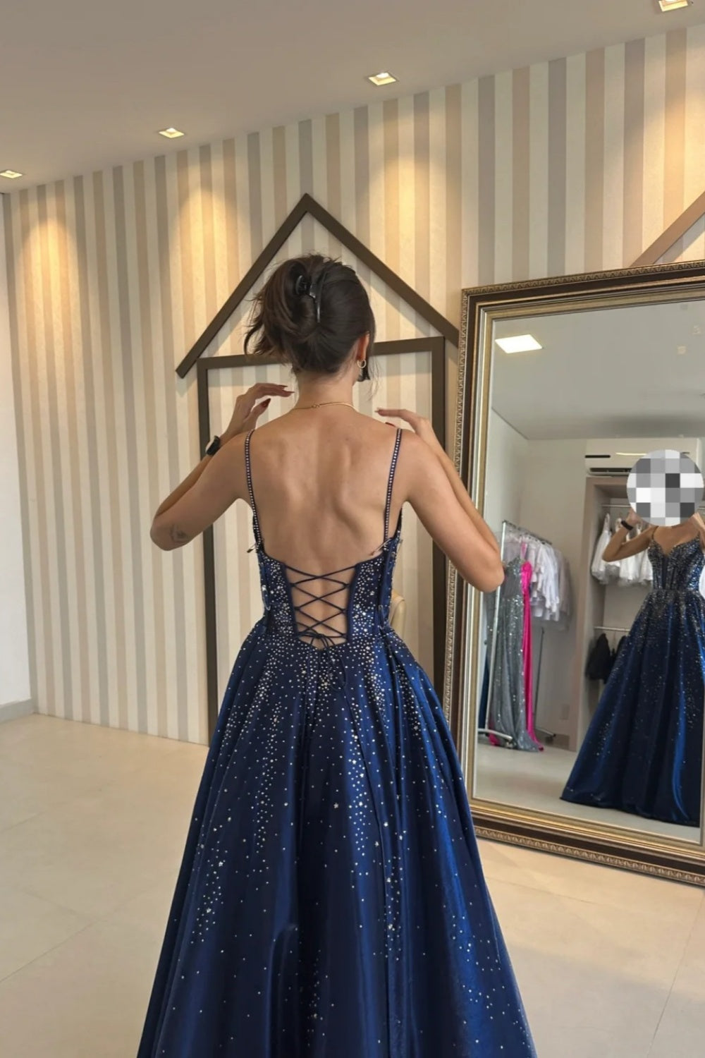 Neues Retro-Abendkleid, langes Kleid NV6452