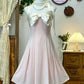 Pink Sweet Cute Long Satin Homecoming Dress Prom Dress Evening Dress Birthday Dress nv4205
