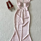 NiceVestidos-Elegant Pink Satin Short Homecoming Dress nv5540