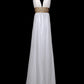 White Vintage Greek Goddess Fashionable Elegant Exquisite Beaded Straps Long Chiffon Ball Gown Evening Gown Prom Dress Wedding Bridesmaid Dress nv3867