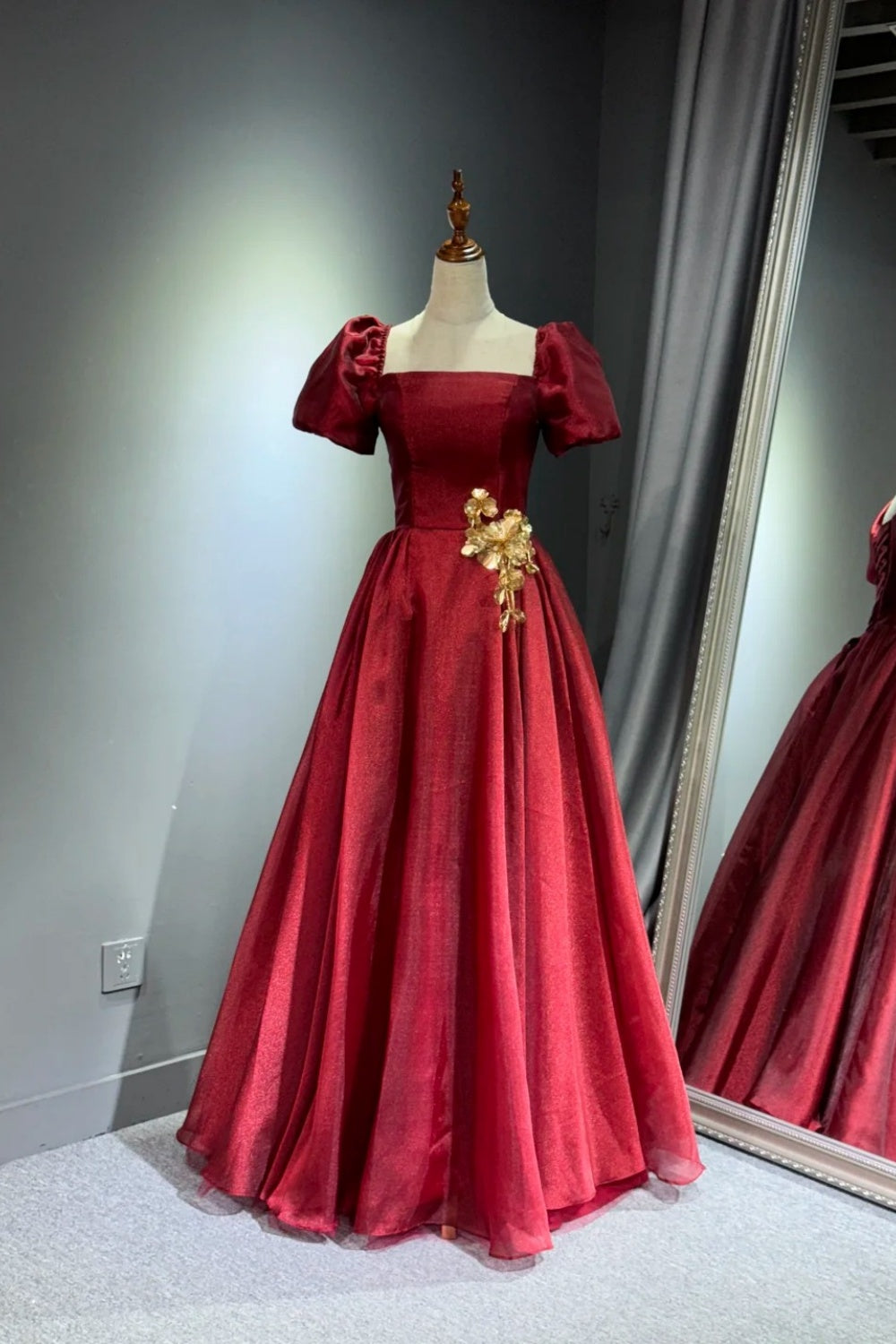 Red Long Dance Dress NV6625