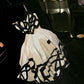 Champagne Black Floral Fashion Homecoming Dress Short Satin Prom Dress Evening Dress Party Dress nv4310