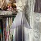 Brown Grey Rhinestone Short Chiffon Retro Fashion Homecoming Dress Birthday Party Dress nv4667