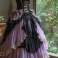Purple lace tulle long homecoming dress prom dress evening dress birthday party dress nv4716
